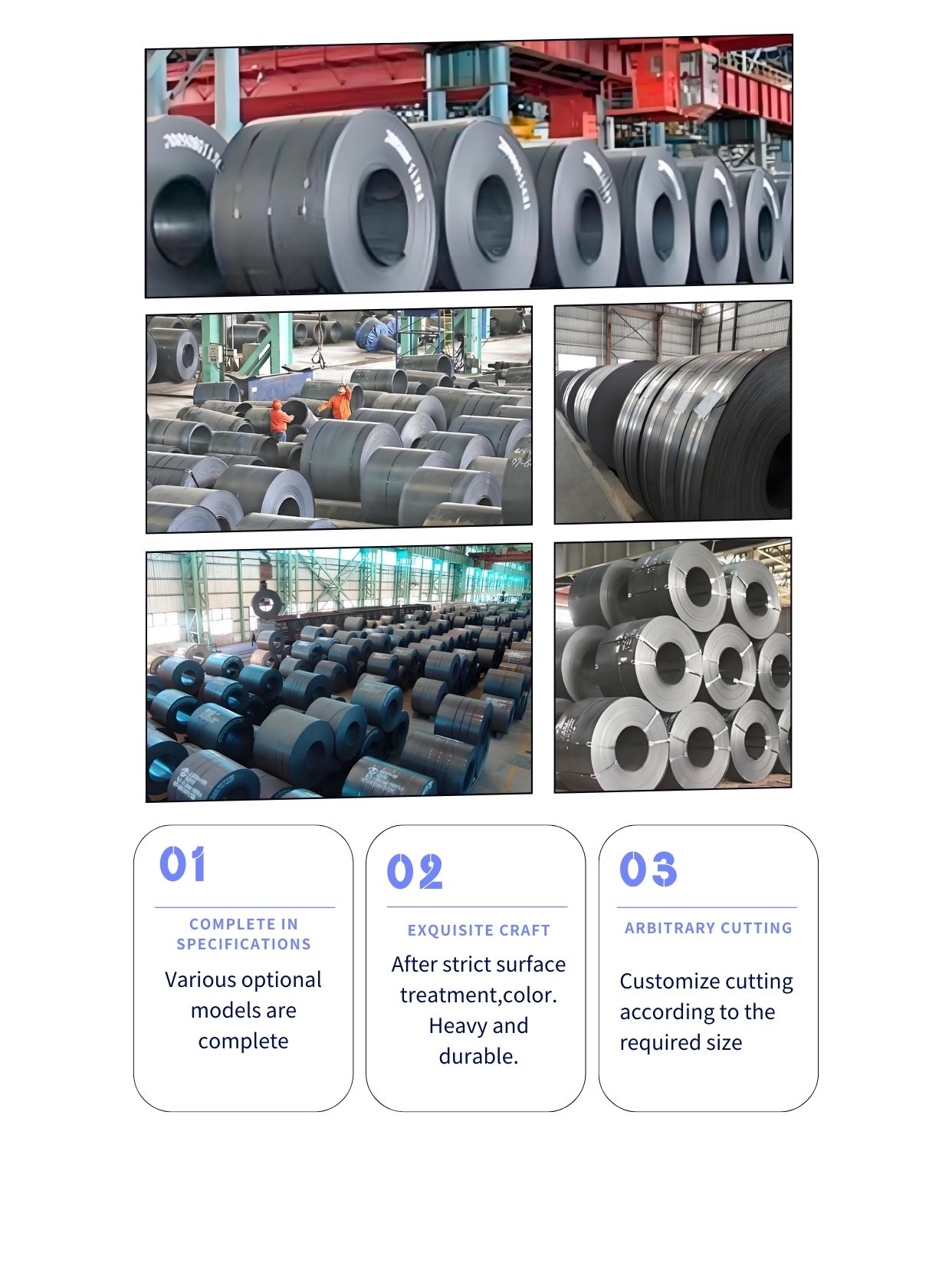 Customization Length Hot Rolled Steel Plate Online for Ship Boiler Plate Punching