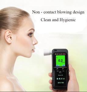 Non Contact Portable Alcohol Detector Bluetooth Connection