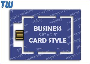 Business Card USB Webpage Key Link Full Color Digital Printing
