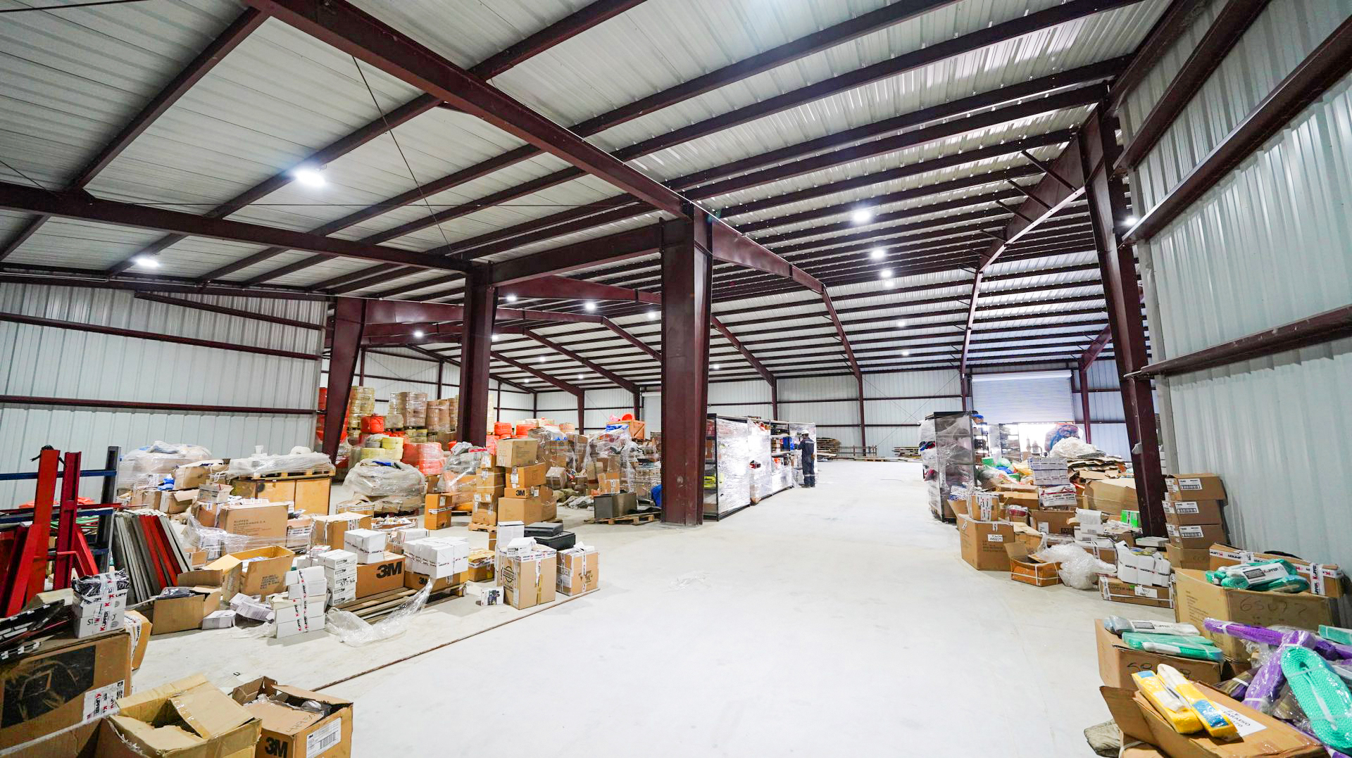 Steel Structure Warehouse for CE/ISO9001 Certified Stable Parts Light Frame Design