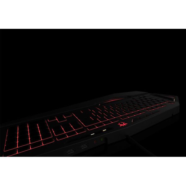 Backlit Mechanical Gaming Keyboard , 8 Macro Keys 4 Media Keys Blue Gaming Keyboard