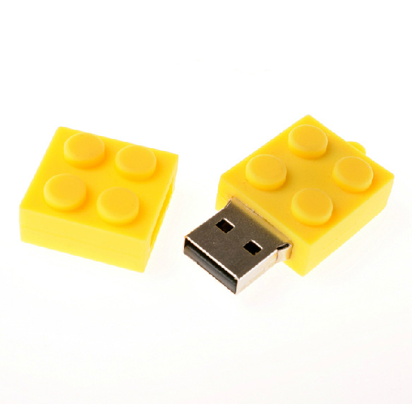 USB Flash Driver with silicone case Brick shaped 4g 8g promotion item New Design SE-003