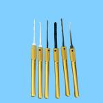 6pcs Locksmithing Tools Compact Padlock Picking Tools With Padlock