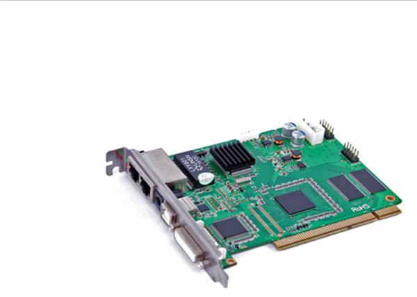 Quality LINSN Control LED Screen Sending Card Free DVI With Cable USB Cables CD Software for sale