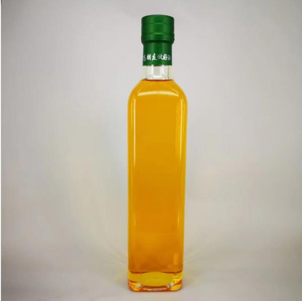 Quality Customied Bottle color 200ml Clear Glass Olive Oil Bottle for Kitchen Supplies for sale