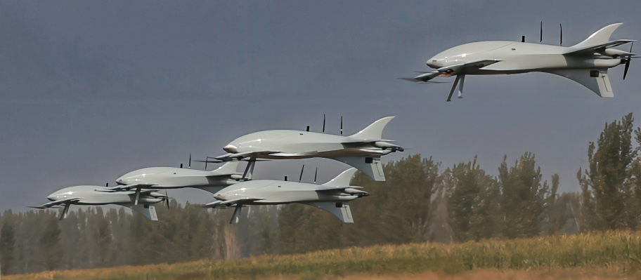 QINGLONG Tandem Wing VTOL UAV 2022mm Length High Performance