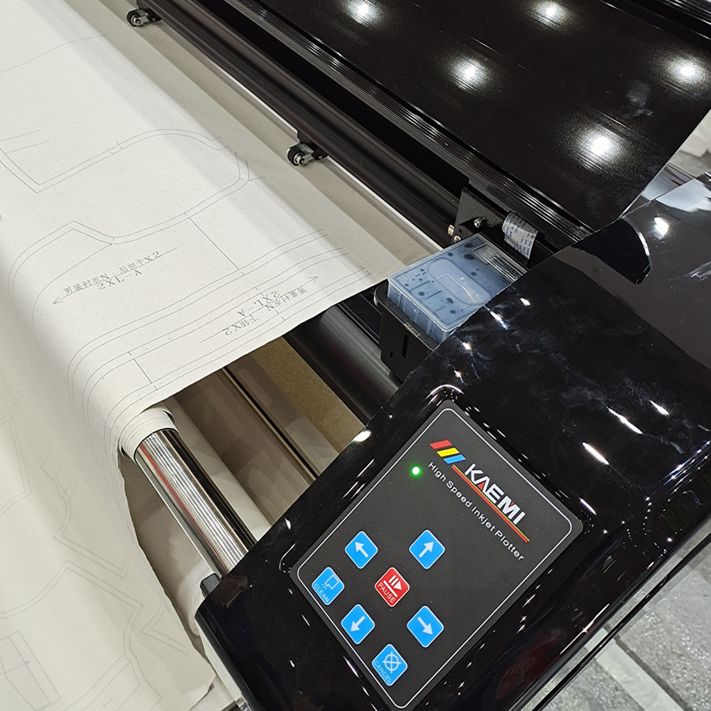KAEMI EP350 Big Refillable Ink Tank Printing Plotter Machine For Construction Works