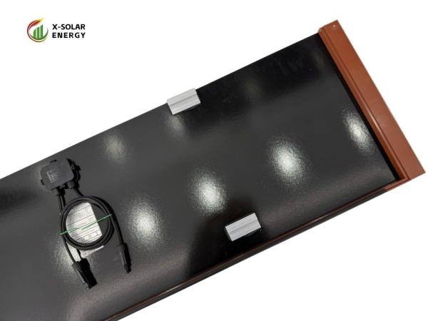 Quality Quick Shipping 120W Orange BIPV Solar Panel with Package Gross Weight of 9.500kg and Optimum Operation Voltage of 9.62V for sale