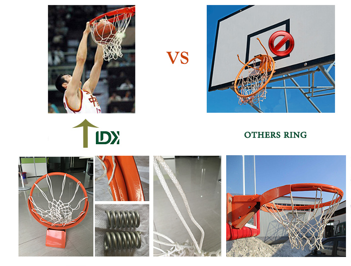 LDK Sports Equipment High Quality Backboard Ceiling Basketball Hoop Indoor Basketball Hoop From China Factory
