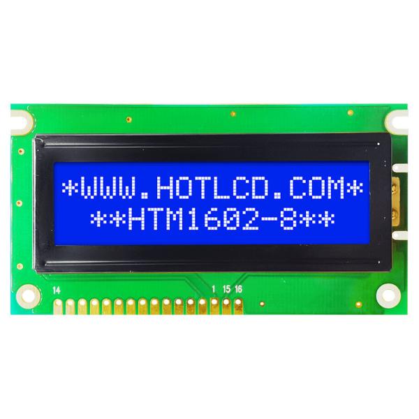Quality 2X16 LCM Character LCD Module With Green Backlight HTM1602-8 for sale