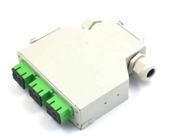 Quality Customized Fiber Optic Patch Panel Terminal Distribution Box With SC/APC Adapters for sale