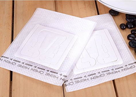 Convenient Hanging Ear Disposable Coffee Filter Bags With Heat Seal Packaging