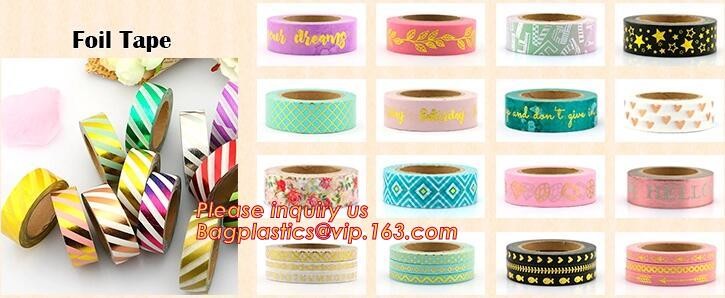 foil washi tape holographic foil washi tape,Gold Laser Decorative Reflective Customized Washi Tape,Decorative Adhesive T