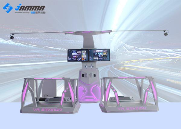 Quality VR Station 9D VR Simulator Interactive Shooting Game Machine For Different Ages for sale