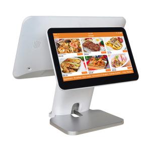 China 15 Inch Android Pos System Terminal All In One POS Dual Screen Touch Screen wholesale