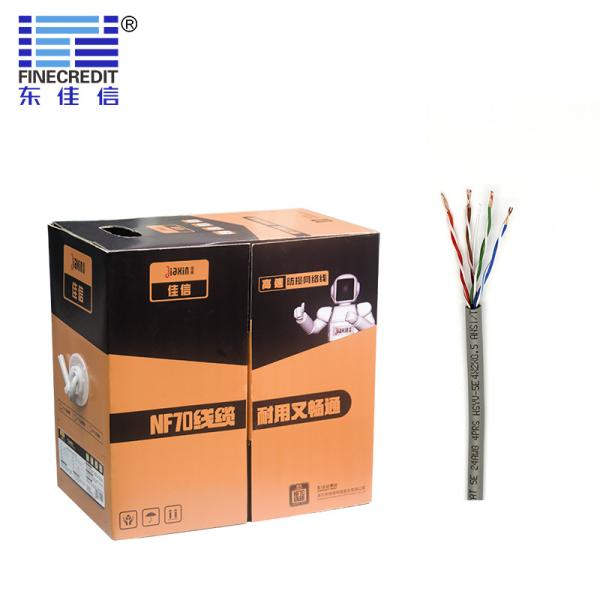 Quality 1000ft 24awg 0.51mm Cat5e Utp Cable  OFC HDPE Insulation Double Shielded Networking Cable for sale