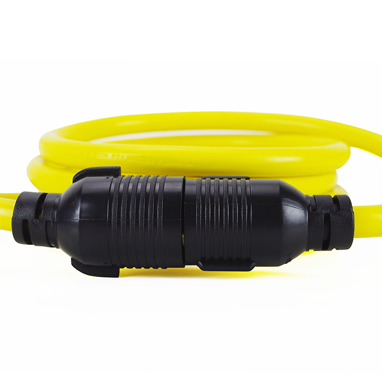 ETL Listed 3 Prong 30 Amp Generator Cord 25 Feet Heavy Duty NEMA L5-30P/L5-30R 10 Gauge 125V SJTW Lock Generator Extension Cord