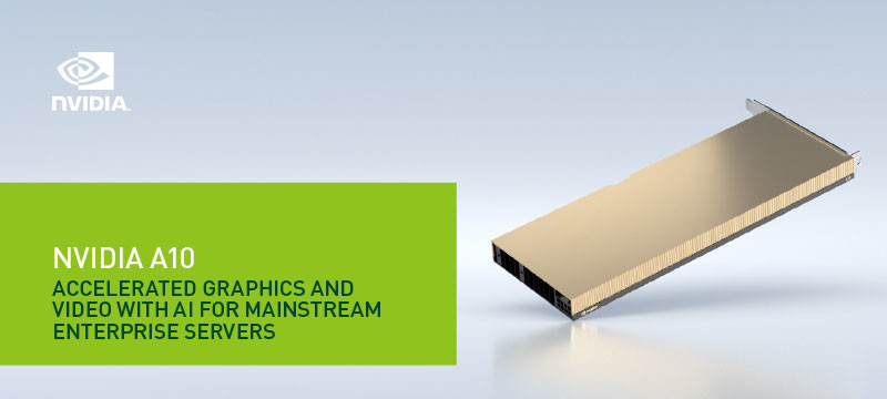 High Performance Nvidia GPU Server A10 GPU Accelerator 24GB GDDR6 384bit