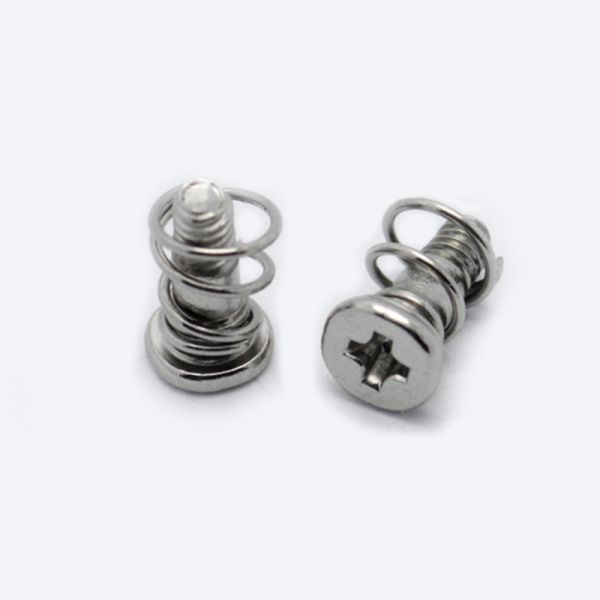 Spring Step Screw Stainless Steel Studs With Inter Spring Combination Screw Manufacturer Stainless Steel Spring Loaded Drywall Screw M2.5x7 C1022 Material