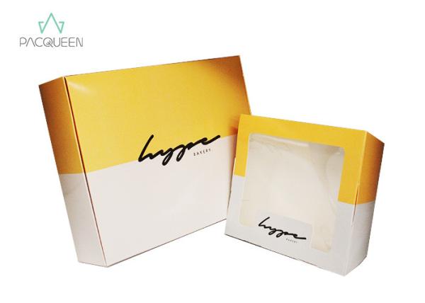 Quality Fully Customized To Go Disposable Containers Cake / Sweeties Paper Boxes for sale