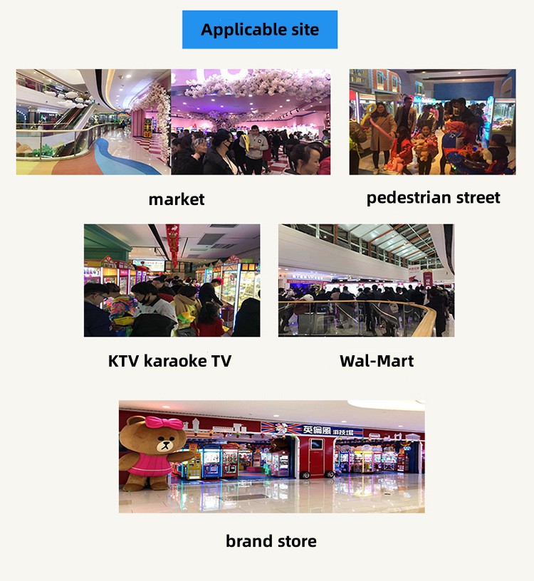 Coin Operated Prize Vending Game Arcade Machine Ideal for Arcade Game Center 110V/220V