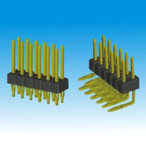 China Free Welding PCB Header Connector 2.54mm Header Connector Right Angle wholesale