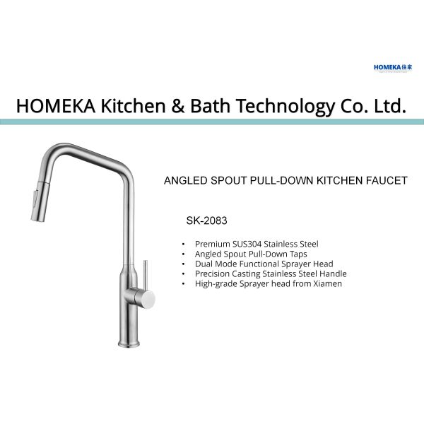 Sus304 Stainless Steel Kitchen Sink Faucets