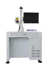 China Desktop type fiber laser marking machine price for serial number plate laser marking machine jewelry chain making wholesale
