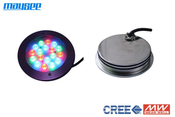 Quality Customized Energy Saving Round Led Underwater Pool Lights Cree Chip for sale