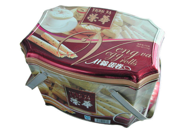Octagonal Gift Tin Cans