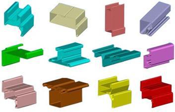 Reinforced Fire Stop Frame Making Machine Door Profiles PLC Control System