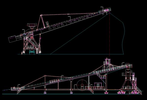 Quality Stockyard Side Cantilever Stacker For Storing Blending Material for sale