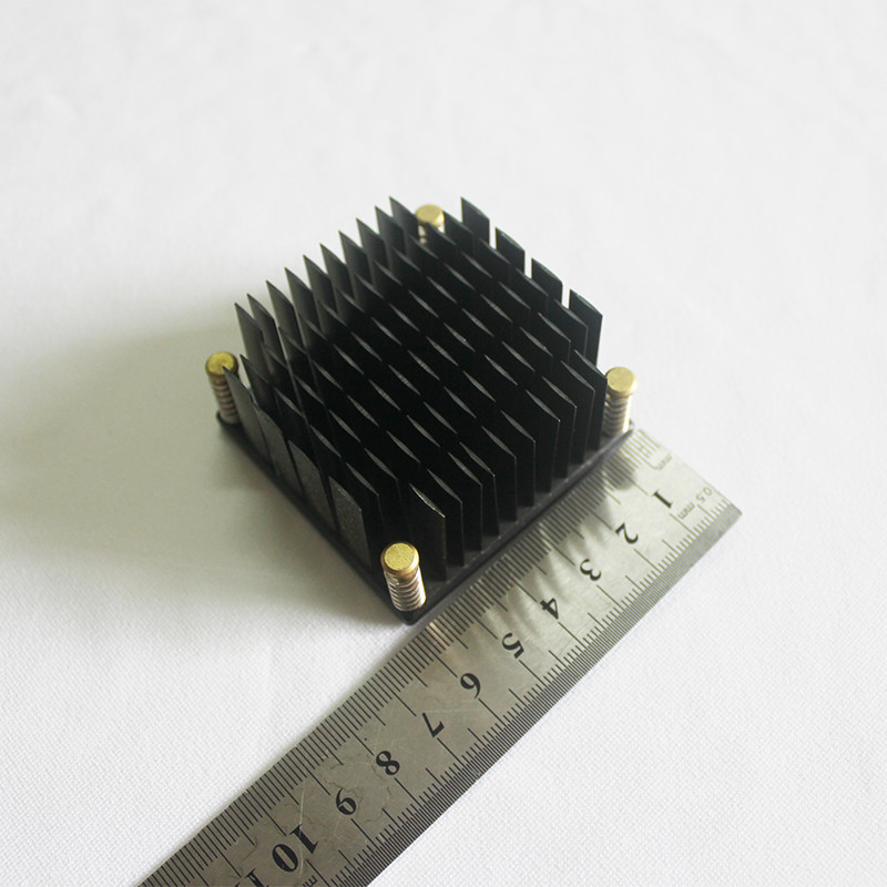 Durable Antirust Black Anodized Heat Sink , Anti Corrosion Cold Forging Heatsink