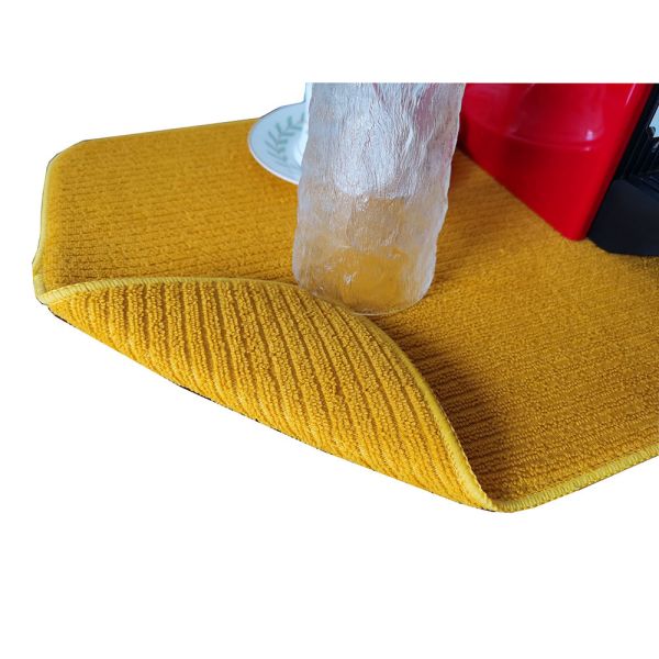 Solid Microfiber Dish Drying Mat For Kitchen Coffee Bar