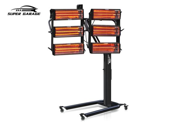 Quality 5-30A Mobile Car Infrared Lamp , 6000W Digital Infrared Curing Lamp With Dryer for sale