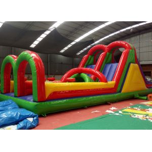 Multi - Function Classical Obstacle Course Jump House Four Suture Technology