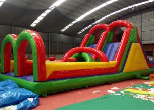 China Multi - Function Classical Obstacle Course Jump House Four Suture Technology wholesale