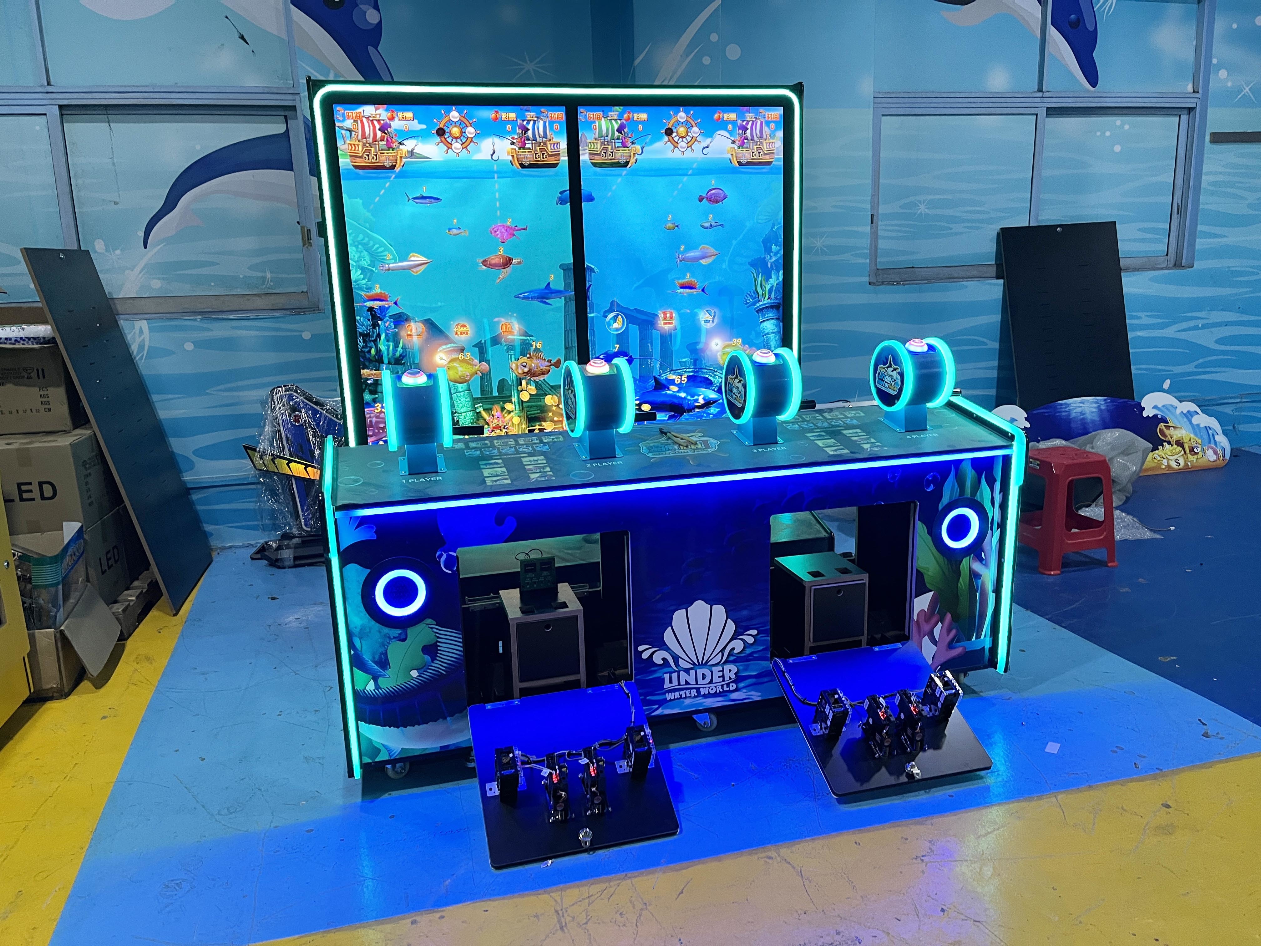 Support ODM OEM Coin Operated Deep Sea Fishing Arcade Machine Suitable For Amusement Game Center And Customized