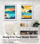 8x8cm DIY Pre Printed Canvas Painting Kits For Kids Includes Brushes and Canvas
