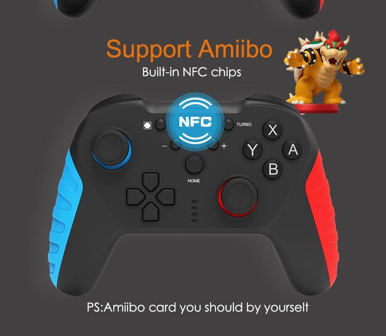 Dual Vibration NFC 0.3kg 7033 1.5h Joystick Game Controller