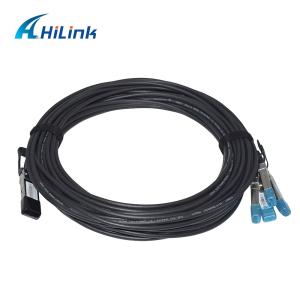 China Passive Direct Attached Copper Cable Twinax DAC 40G QSFP To 4xSFP 5M Length wholesale