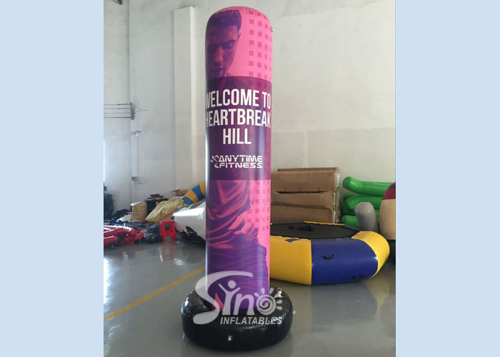 3 Mts High Custom Design Airtight Advertising Inflatable Column Completely Digital Printed Made Of Best Material