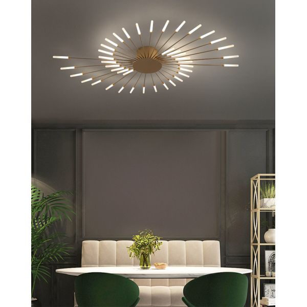 Fireworks LED Chandelier For Living Room Bedroom Home Modern Ceiling Lamp Lighting
