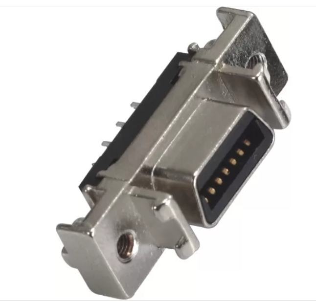 1.27mm Pitch SCSI Centronics Type Female Industrial Connectors Straight Right Angled