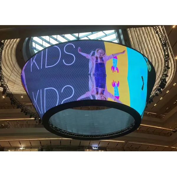 Customizable Soft Flexible Screen LED Curved Screen With 16 Bit Color Processing