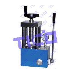 China Lab Benchtop Drying Powder Tablet Hydraulic Punching Equipment For Preparing Compound Samples for sale