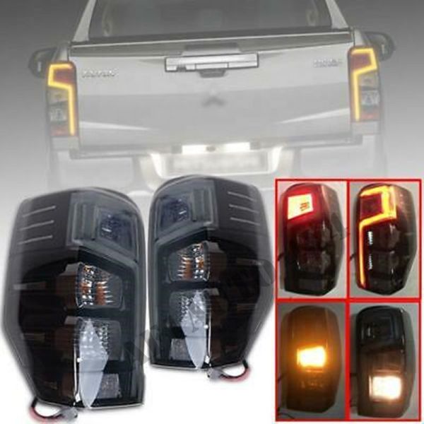 ABS Full LED Tail Lights For Mitsubishi Triton L200 2019 2020 2021