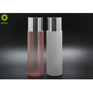 China 200ml Frosted PET Plastic Toner Bottle With Screw Cap on sale