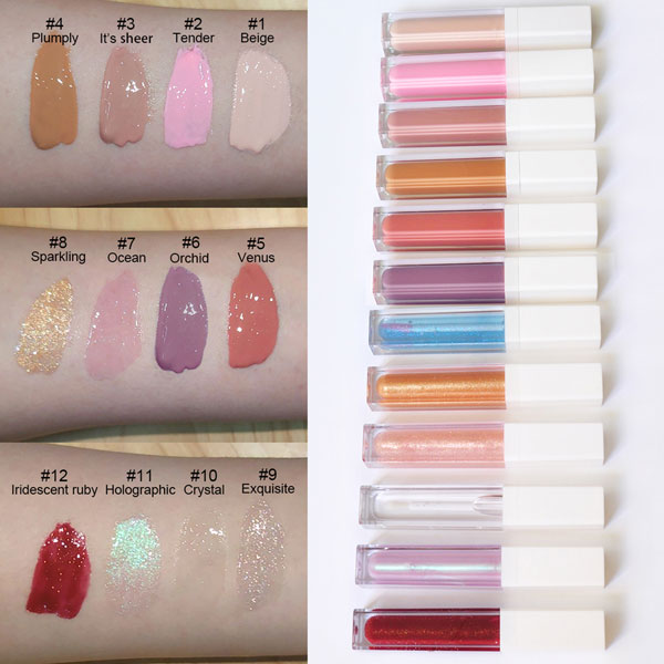 Nude Colors Moisturizing Cosmetics Ladies Lip Gloss
