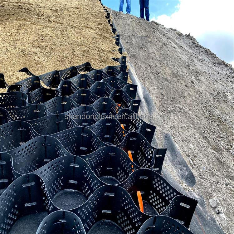 Plastic Geocell Retaining Walls for Road Soil Stabilization Online Technical Support